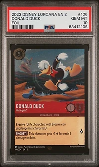 2023 Disney Lorcana En 2-rise Of The Floodborn 106 Donald Duck