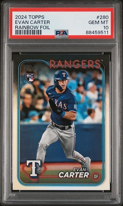 2024 Topps 280 Evan Carter PSA 10