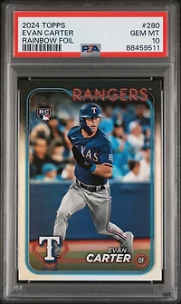 2024 Topps 280 Evan Carter PSA 10
