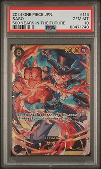 2024 One Piece Japanese 500 Years In The Future 118 Sabo PSA 10