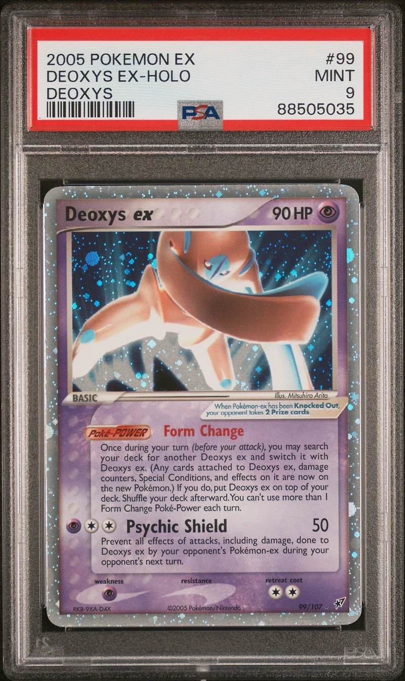 2005 Pokemon Ex Deoxys 99 Deoxys Ex PSA 9