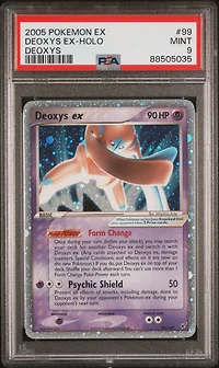 2005 Pokemon Ex Deoxys 99 Deoxys Ex PSA 9