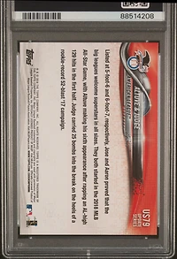 2018 Topps Update Us79 Jose Altuve\aaron Judge PSA 10