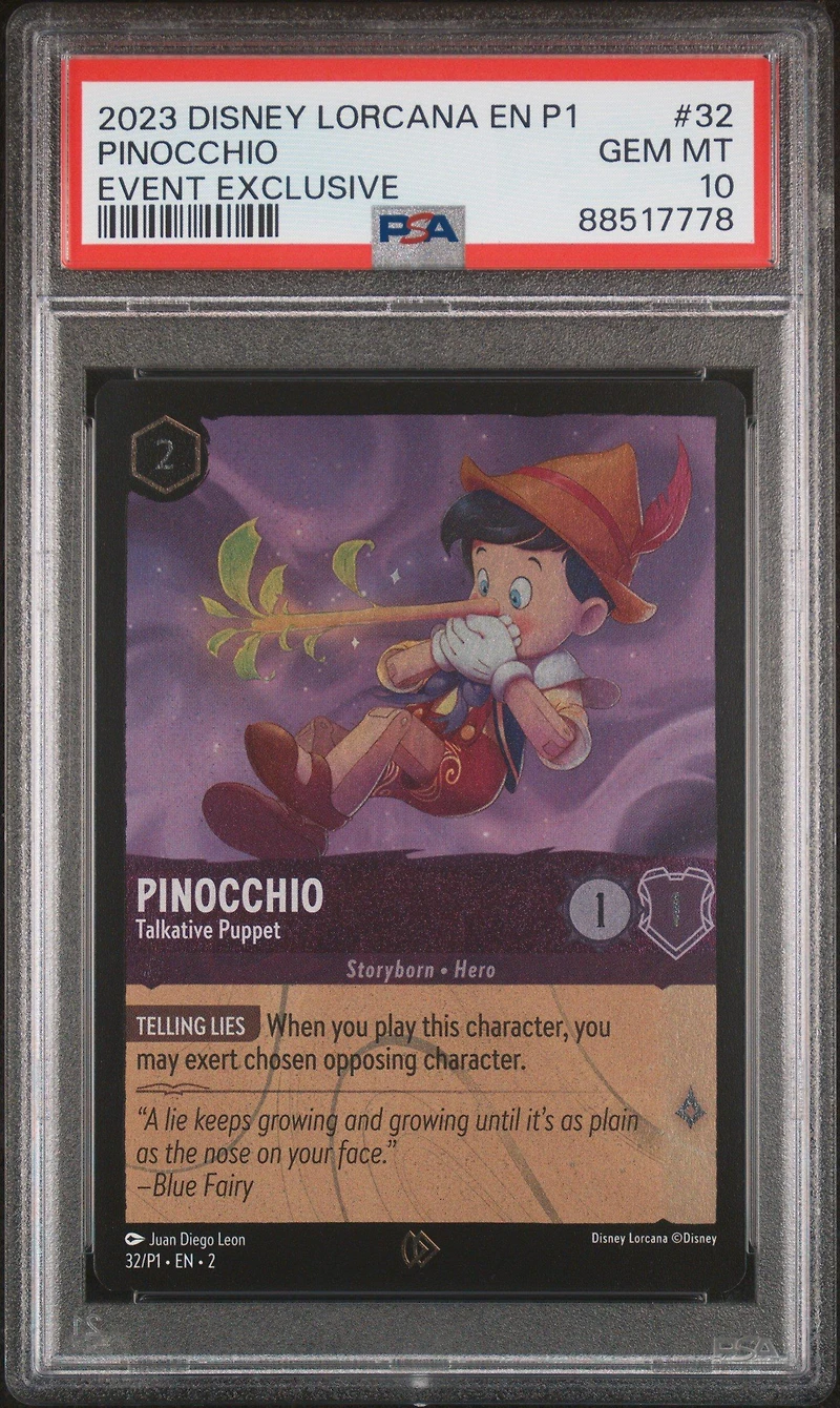 2023 Disney Lorcana En P1-promo 32 Pinocchio
