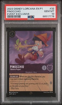 2023 Disney Lorcana En P1-promo 32 Pinocchio