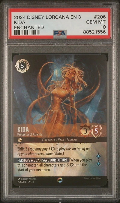 2024 Disney Lorcana En 3-into The Inklands 206 Kida