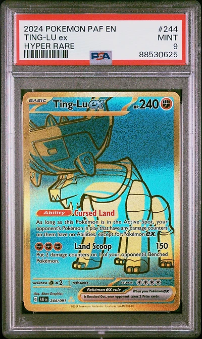 2024 Pokemon Paf En-paldean Fates 244 Ting PSA 9