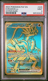 2024 Pokemon Paf En-paldean Fates 245 Koraidon Ex PSA 9