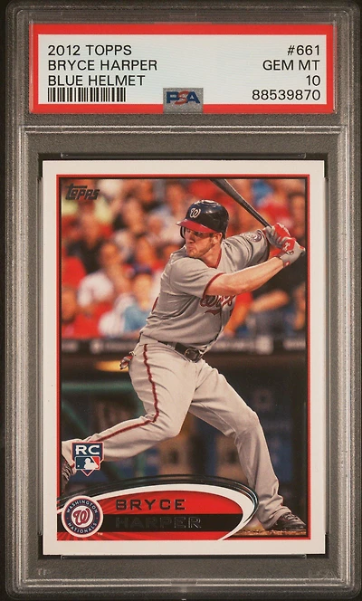 2012 Topps 661 Bryce Harper PSA 10