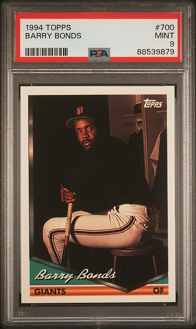1994 Topps 700 Barry Bonds PSA 9