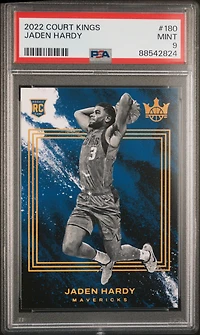 2022 Panini Court Kings 180 Jaden Hardy PSA 9