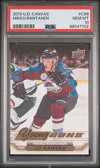 2015 Upper Deck Canvas C98 Mikko Rantanen PSA 10