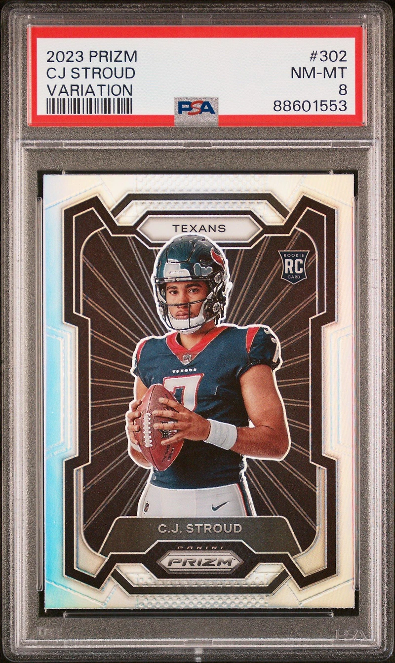 2023 Panini Prizm 302 Cj Stroud Variation PSA