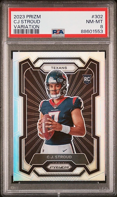 2023 Panini Prizm 302 Cj Stroud Variation PSA