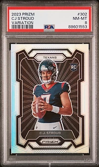 2023 Panini Prizm 302 Cj Stroud Variation PSA
