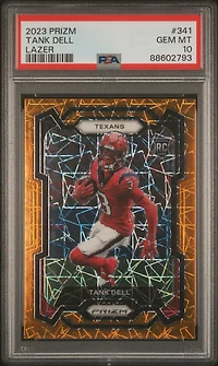 2023 Panini Prizm 341 Tank Dell Lazer Prizm PSA