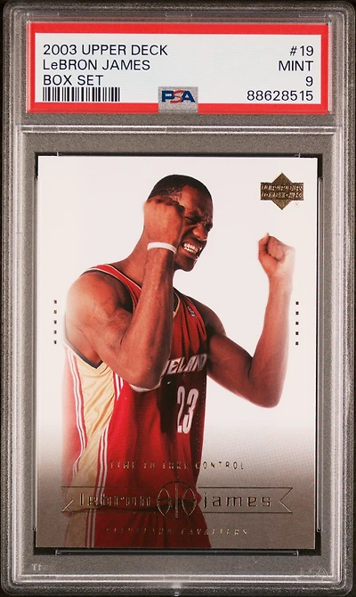 2003 Upper Deck Lebron James Box Set 19 Lebron James PSA 9