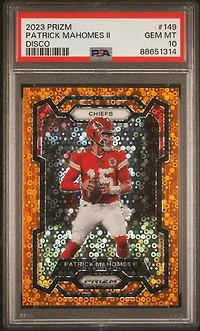 2023 Panini Prizm 149 Patrick Mahomes Ii Disco Prizm PSA
