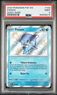2024 Pokemon Paf En-paldean Fates 123 Finizen Shiny Rare PSA