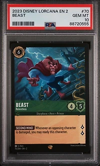 2023 Disney Lorcana En 2-rise Of The Floodborn 70 Beast