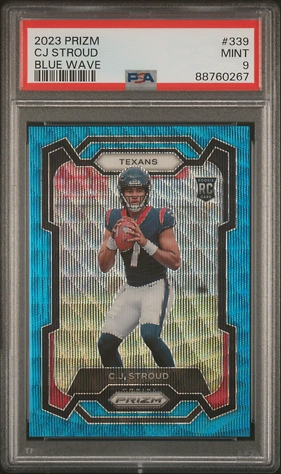 2023 Panini Prizm 339 Cj Stroud Wave PSA 9