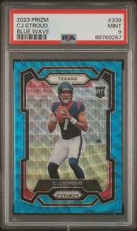 2023 Panini Prizm 339 Cj Stroud Wave PSA 9