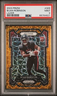 2023 Panini Prizm 305 Bijan Robinson PSA 9