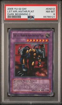 2005 Yu-gi-oh! Dark Beginning 2 En012 The Last Warrior From Another Planet PSA 8