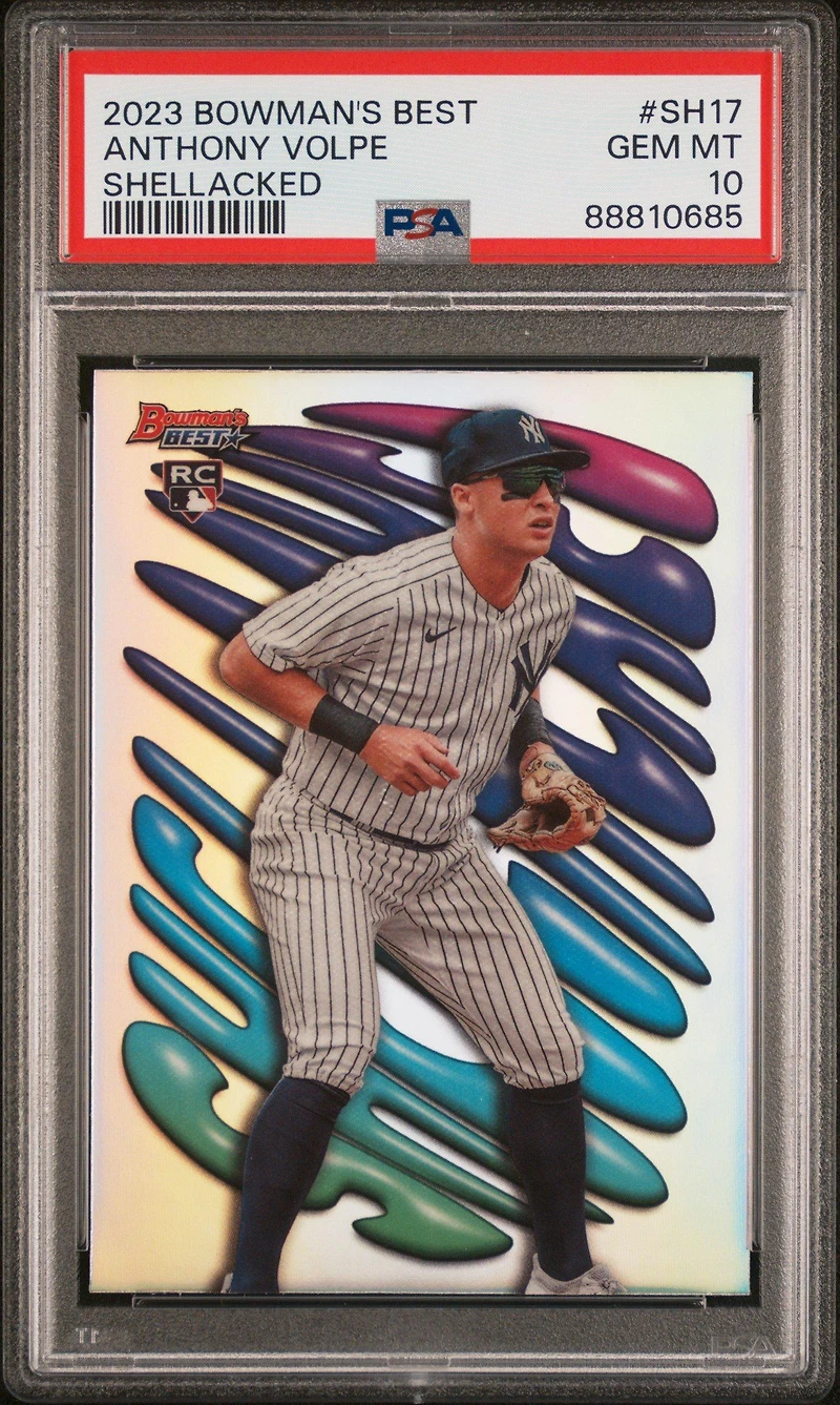 2023 Bowman's Best Shellacked Sh17 Anthony Volpe PSA 10