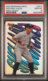 2023 Bowman's Best Shellacked Sh17 Anthony Volpe PSA 10