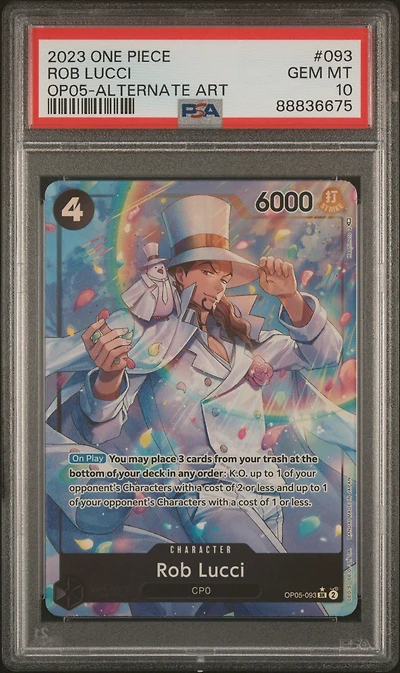 2023 One Piece Awakening Of The New Era 093 Rob Lucci PSA 10