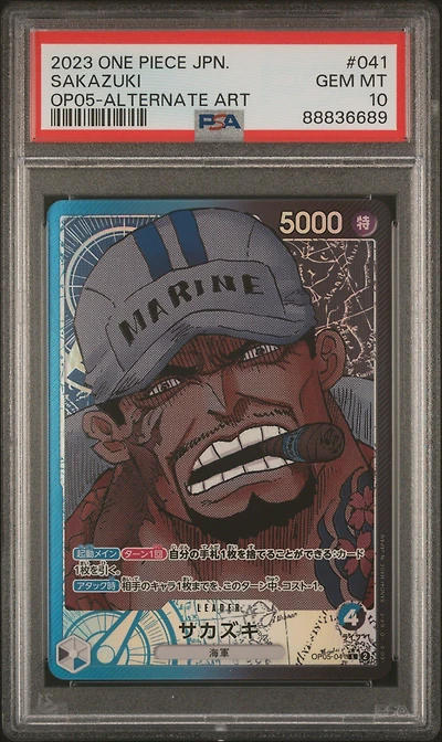 2023 One Piece Japanese Awakening Of The New Era 041 Sakazuki PSA 10