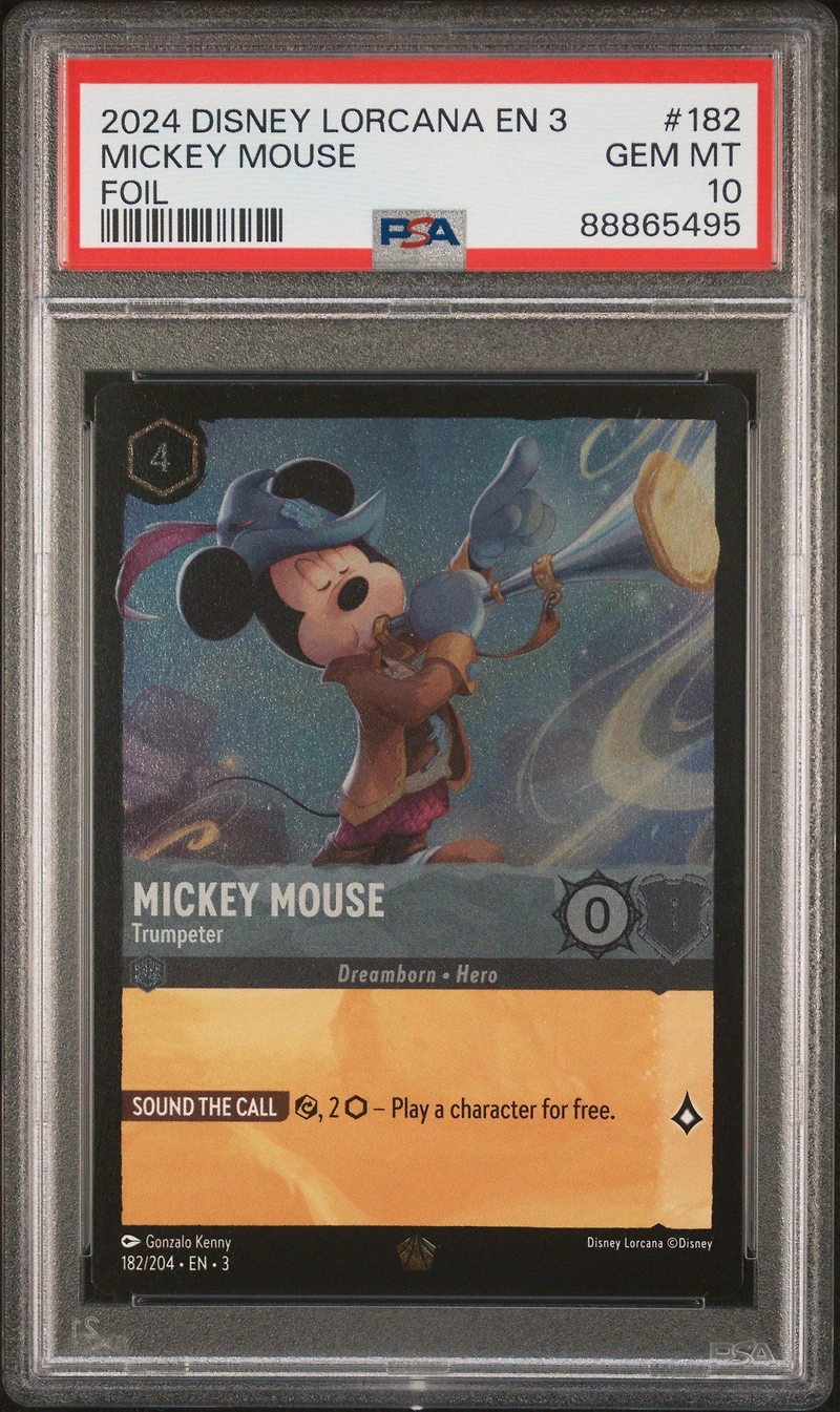 2024 Disney Lorcana En 3-into The Inklands Mickey Mouse
