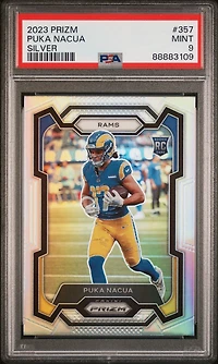 2023 Panini Prizm 357 Puka Nacua Silver Prizm PSA