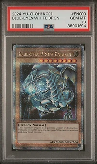 2024 Yu-gi-oh! Kc01-25th Anniversary Ultimate Kaiba Set En000 Blue-eyes White Dragon PSA 10
