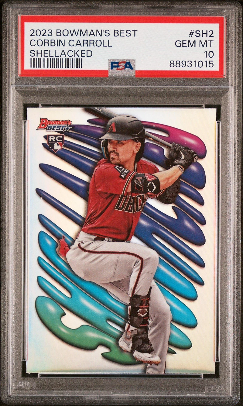 2023 Bowman's Best Shellacked Sh2 Corbin Carroll PSA 10