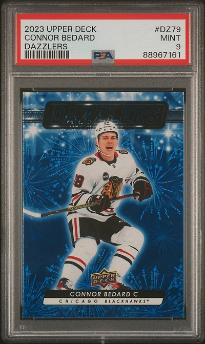 2023 Upper Deck Dazzlers Dz79 Connor Bedard PSA 9