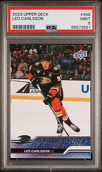 2023 Upper Deck 468 Leo Carlsson PSA