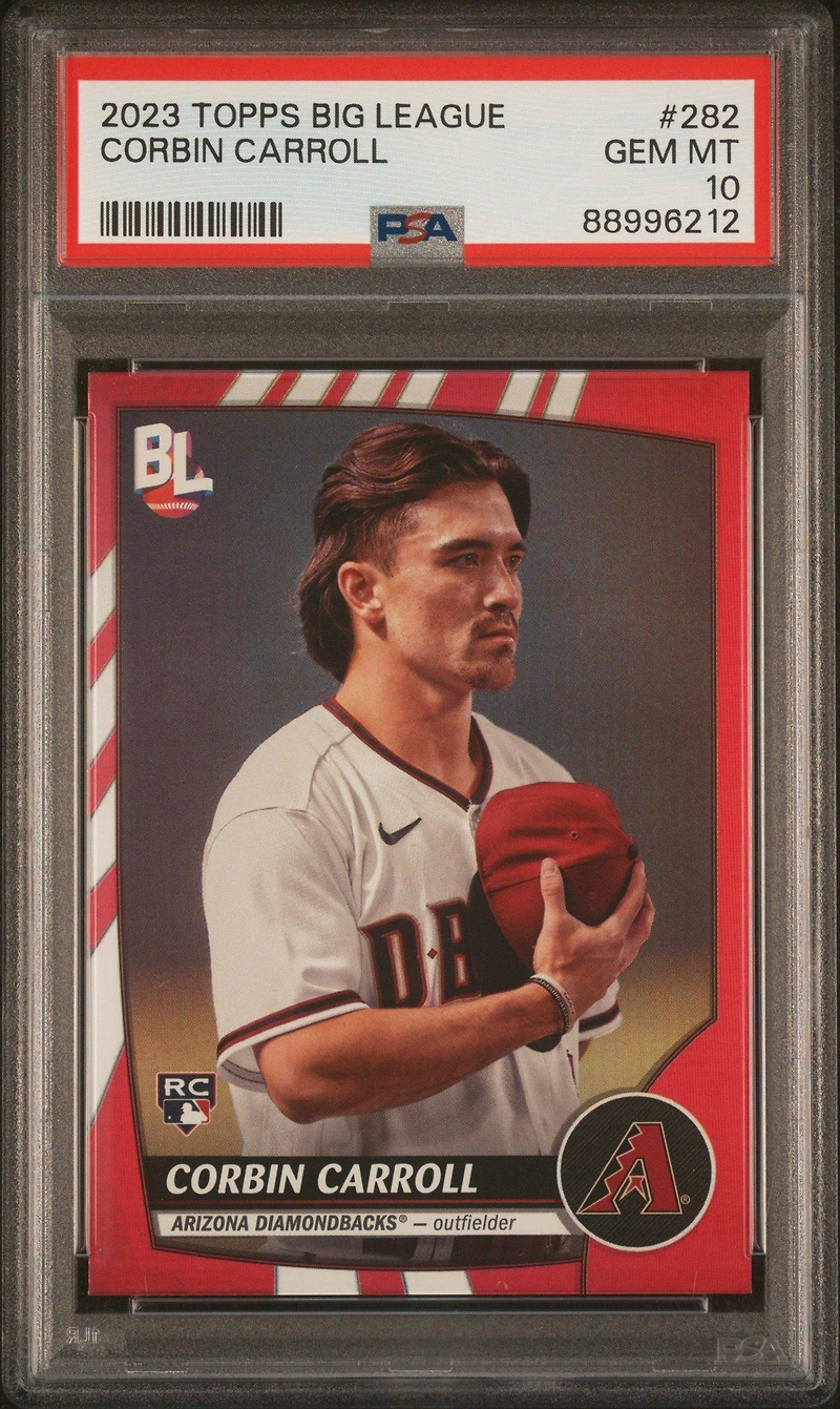 2023 Topps Big League 282 Corbin Carroll PSA 10