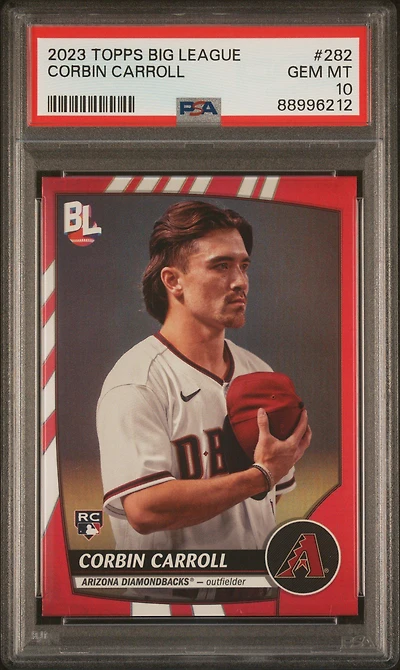 2023 Topps Big League 282 Corbin Carroll PSA 10