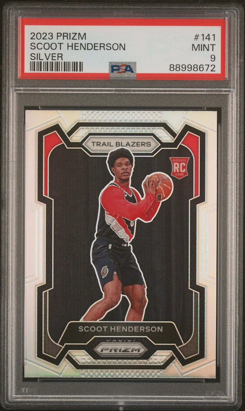 2023 Panini Prizm 141 Scoot Henderson Silver Prizm PSA