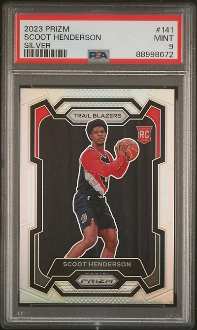 2023 Panini Prizm 141 Scoot Henderson Silver Prizm PSA
