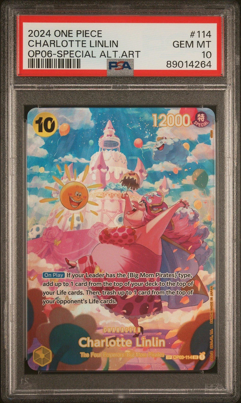 2024 One Piece Wings Of The Captain 114 Charlotte Linlin Special Alternate Art PSA 10
