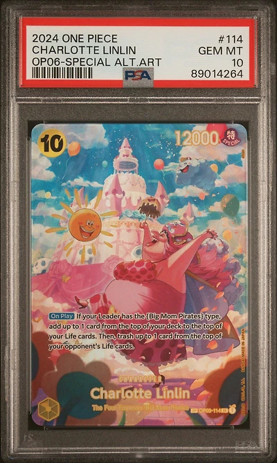 2024 One Piece Wings Of The Captain 114 Charlotte Linlin Special Alternate Art PSA 10