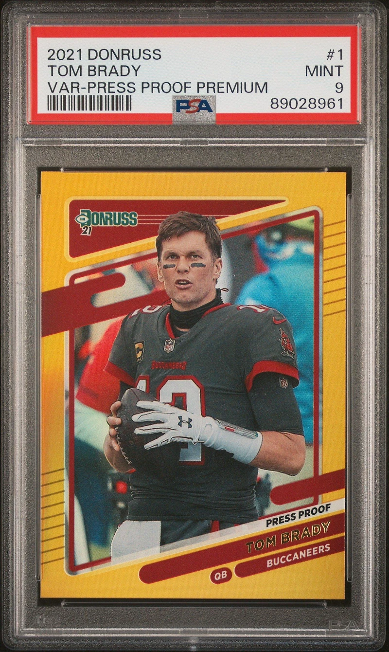 2021 Panini Donruss 1 Tom Brady PSA 9