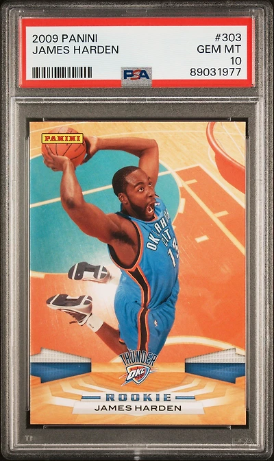 2009 Panini 303 James Harden PSA 10