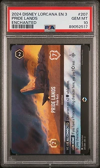 2024 Disney Lorcana En 3-into The Inklands 207 Pride Lands