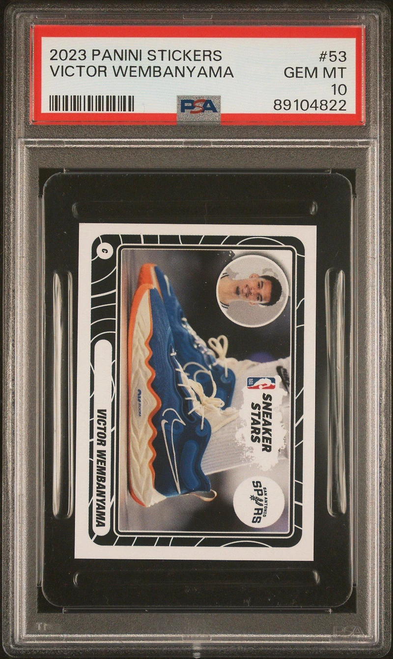 2023 Panini Stickers Victor Wembanyama PSA 10