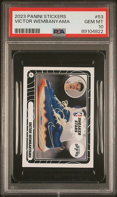 2023 Panini Stickers Victor Wembanyama PSA 10