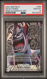 2024 One Piece Wings Of The Captain Gecko Moria Alternate Art PSA 10